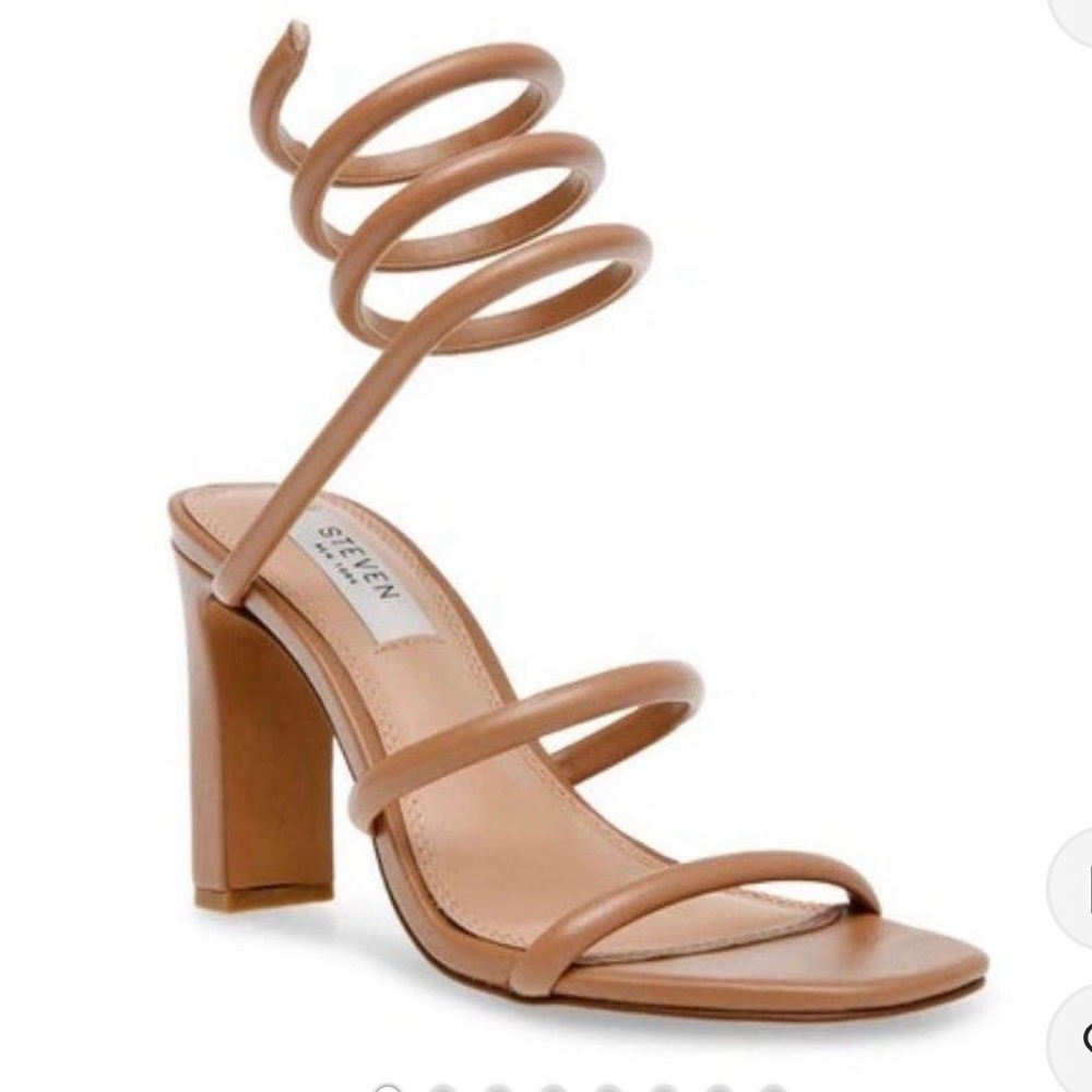 Womens Steve New York Heels Size 9 Wrap Around Ankle
